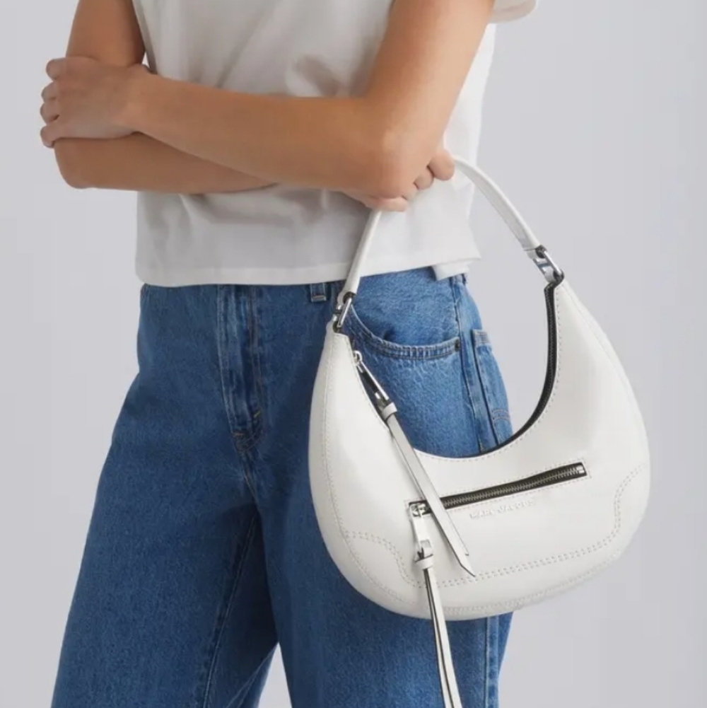 NWT Marc Jacobs Small Crinkle Cruiser Crescent Bag